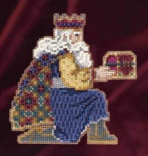 Mill Hill, Beaded Cross Stitch Kit, Nativity, Magi Trilogy, Gaspar, MH191302