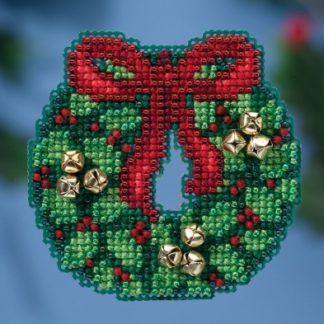 Mill Hill, Beaded Cross Stitch Kit: Jingle Bell Wreath, MH181632