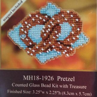 Mill Hill, Counted Glass Bead Cross Stitch Kit, Pretzel, MH18-1926
