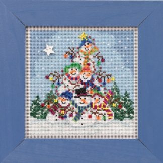 Mill Hill, Beaded Cross Stitch Kit, Snowman Pile, MH141932