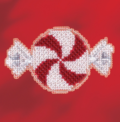 Mill Hill, Beaded Cross Stitch Kit, Peppermint Candy, MH181732