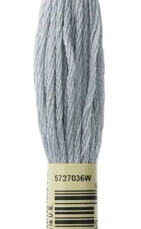 DMC, Embroidery Floss, 6-Strand, 168, Pewter, Very Light