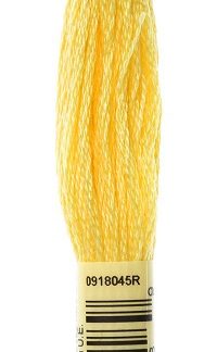 DMC, Embroidery Floss, 6-Strand, 744, Yellow Pale