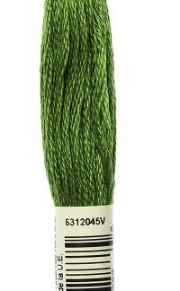 DMC, Embroidery Floss, 6-Strand, 905, Parrot Green Dark