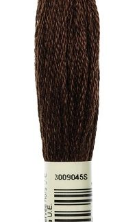 DMC, Embroidery Floss, 6-Strand, 938, Coffee Brown Ultra Dark