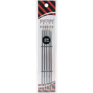 Knitter's Pride, Karbonz, 6" Double Pointed Needles, US 000, 5 pk