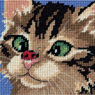 Dimensions Cross Stitch Kit: Cross-Eyed Kitty, 7206