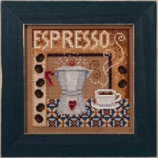 Mill Hill, Counted Glass Bead Cross Stitch Kit, Espresso, MH14-2024