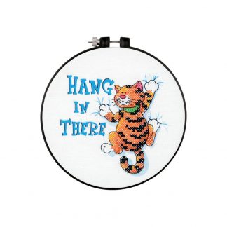 Dimensions Cross Stitch Kit: Hang in There, 73062