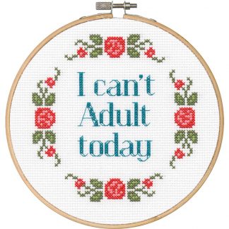 Dimensions Cross Stitch Kit: I Can't Adult
