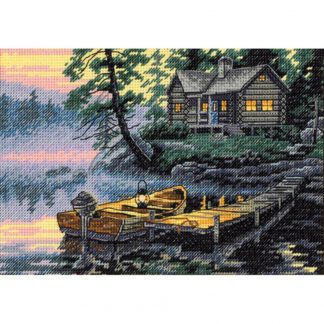 Dimensions Cross Stitch Kit: Morning Lake, 65091