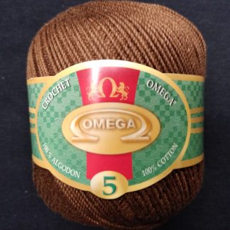 Omega, Crochet Cotton #5, 62, Cocoa (Cocoa)