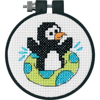 Dimensions Cross Stitch Kit: Playful Penguin, 73269