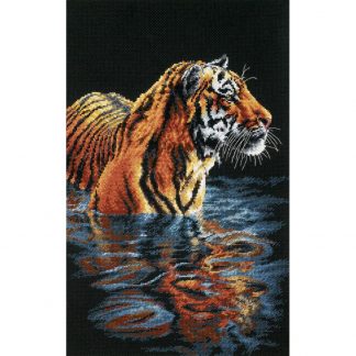Dimensions Cross Stitch Kit: Tiger Chilling Out, 35222