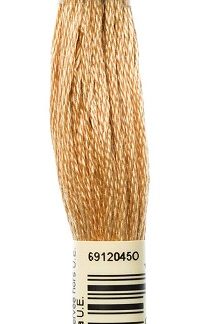 DMC, Embroidery Floss, 6-Strand, 437, Tan Light