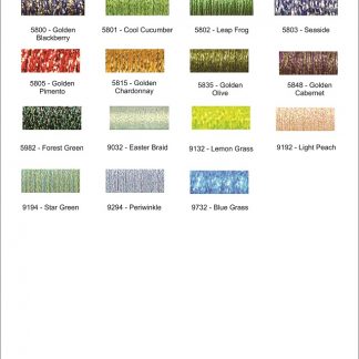 Kreinik, Very Fine Metallic Braid #4: 9295 Blue Hydrangea