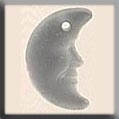 Mill Hill, Glass Treasures, 12139, Crescent Moon, Matte Crystal