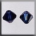 Mill Hill, Crystal Treasures, 13086, Rondele, Sapphire Helio
