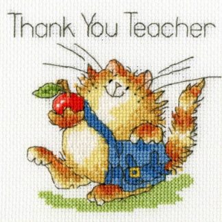 Bothy Threads Cross Stitch Kit: An Apple for the Teacher, Card, XGC15
