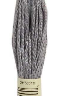 DMC, Embroidery Floss, 6-Strand, 004, Dark Tin