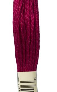 DMC, Embroidery Floss, 6-Strand, 777, Raspberry Very Dark