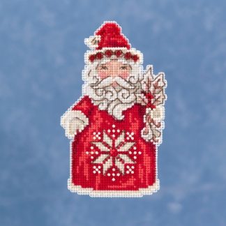Jim Shore, Mill Hill, Beaded Cross Stitch Kit, Nordic Santa, JS201911