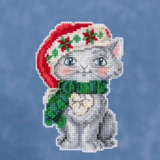 Jim Shore, Mill Hill, Beaded Cross Stitch Kit, Kitty, JS201912