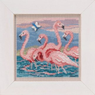 Mill Hill, Beaded Cross Stitch Kit, Flamingos, MH141916