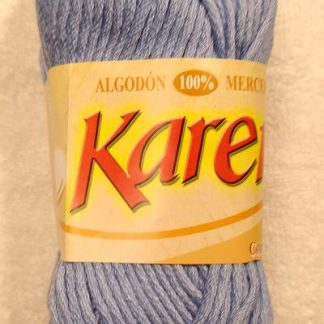 Omega, Karen, Cotton Yarn, 706, Azul Plumbago (Plumbago Blue)