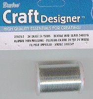 Darice, Beading Wire, 34 gauge, Silver, 24 yards