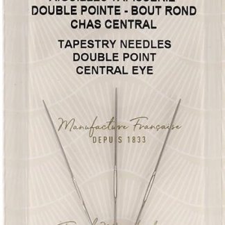 Bohin, Double Point, Central Eye, Tapestry Needle, Size 24, 3 pkg, 98405