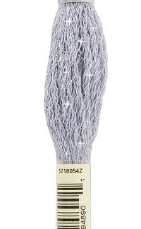 DMC, Mouline Etoile Embroidery Thread, C318, Light Steel Gray