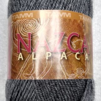 Hilos Omega, Tamm Nazca Alpaca (Wool, Alpaca, Acrylic DK Yarn), 50 g, 5305 Gris Oscuro (Dark Grey)
