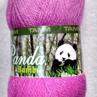 Hilos Omega, Tamm Panda Bambu (Wool Bamboo Fingering Yarn), 100 g, 3152, Malva (Mauve)