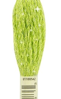 DMC, Mouline Etoile Embroidery Thread, C907, Light Parrot Green