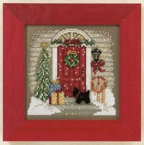 Mill Hill, Counted Beaded Cross Stitch Kit, Home for Christmas, MH14-1301