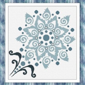 Alessandra Adelaide Needleworks, Cross Stitch Pattern, Flor di Felicita (Flower of Happiness), AAN660