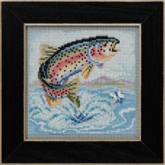 Mill Hill, Counted Glass Bead Cross Stitch Kit, Rainbow Trout, MH14-2114