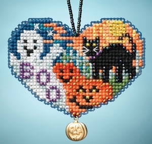 Mill Hill, Counted Glass Bead Cross Stitch Kit, Love Halloween, MH16-3105