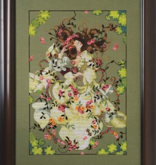 Mirabilia Designs, Cross Stitch Pattern, MD175, Ophelia