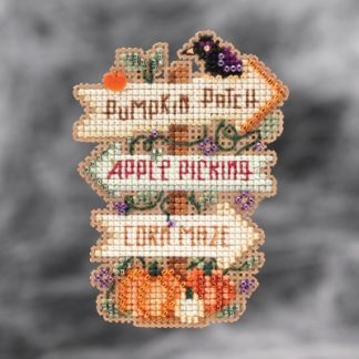 Mill Hill, Counted Glass Bead Cross Stitch Kit, Fall Fun, MH18-2125