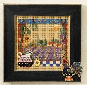 Mill Hill, Counted Glass Bead Cross Stitch Kit, Lavender Field, MH14-7203