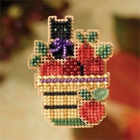 Mill Hill, Counted Glass Bead Cross Stitch Kit, Apple Basket, MH18-7201