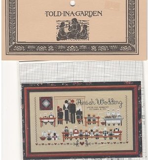 Told in a Garden, Amish Wedding, Counted Cross Stitch Pattern