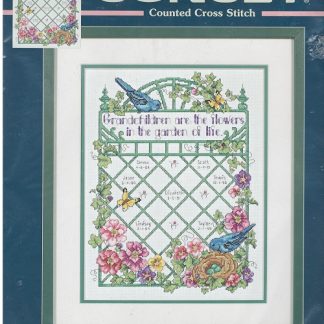Dimensions: Kooler Design Studio, Grandchildren are Flowers by Barbara Baatz, Counted Cross Stitch Kit, 13705, 2002