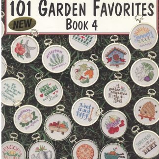 Leisure Arts, 101 Garden Favorites, Book 4, Holly DeFount, #2737, Counted Cross Stitch Pattern, 1995, Used