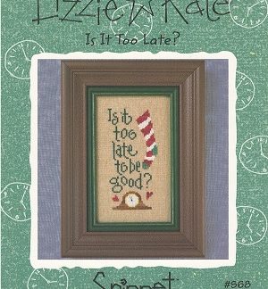 Lizzie Kate, S68, Snippet, Is It Too Late, Counted Cross Stitch Pattern