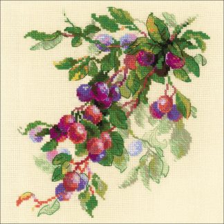 Riolis, Cross Stitch Kit, Branch of Plum, 1616