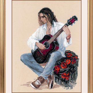 Riolis, Cross Stitch Kit, Guitarist, 1766