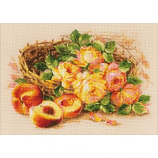 Riolis, Cross Stitch Kit, Juicy Peach, 1827